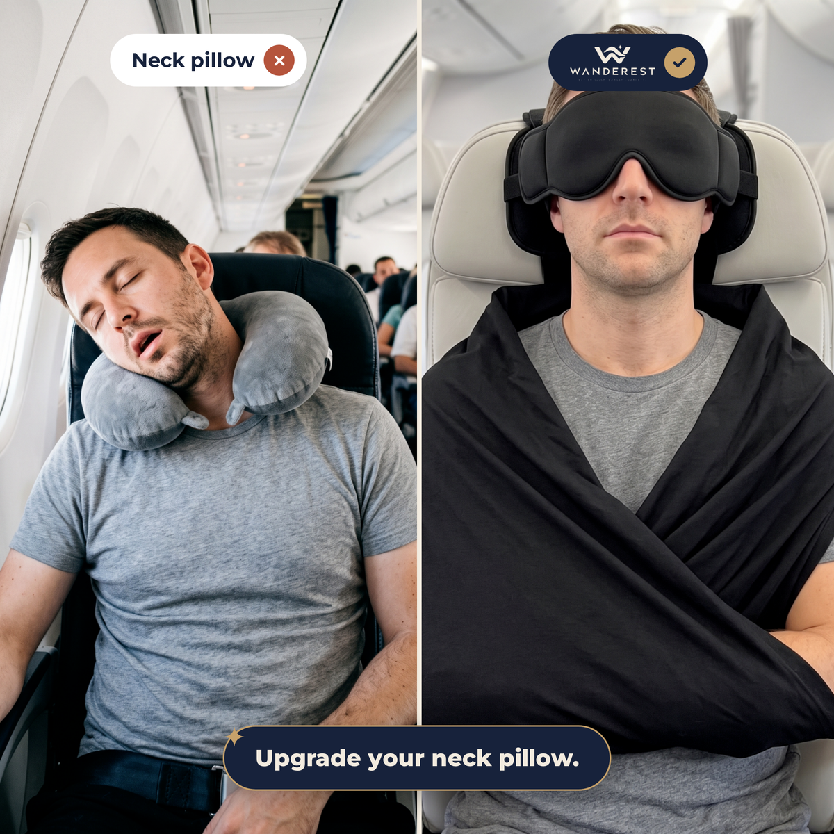 WANDEREST vs neck pillow comparison