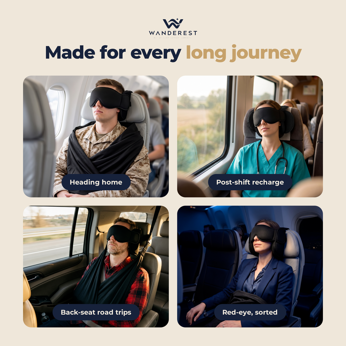 Made for every long journey - plane, car and train
